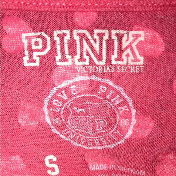 💗Vs PINK vintage 2007 heart tee💗 - Picture 5 of 6